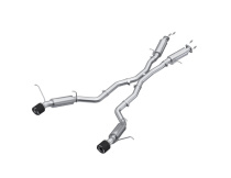 2012-2021 Jeep Grand Cherokee SRT 6.4L 3'' Catback Sportavgassystem Dubbla Utblås Bak T304 Kolfiberutblås MBRP